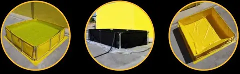 SORB®MS Temporary Storage Framed Tank – nádrž s hliníkovým rámom – fotka 2